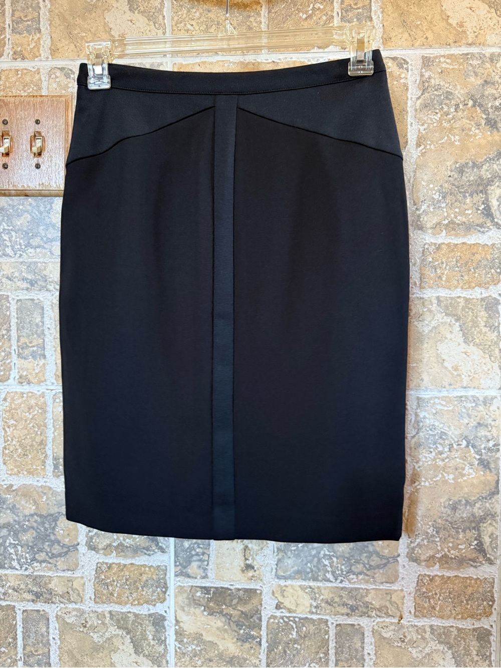 Adrianna Papell Black Ponte Knee-length Skirt 2